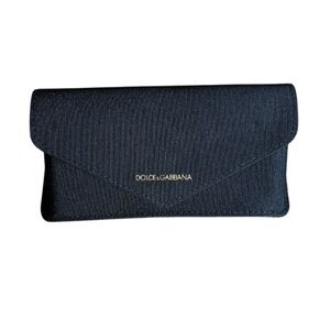 Dolce & Gabbana Black Fabric Sunglass Case & Cleaning Cloth
